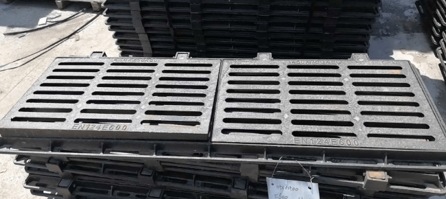 崖城镇球墨铸铁连体双篦展示